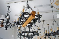 Lampadarai ferro battuto