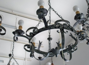 Lampadari Pescara Ferro battuto 05